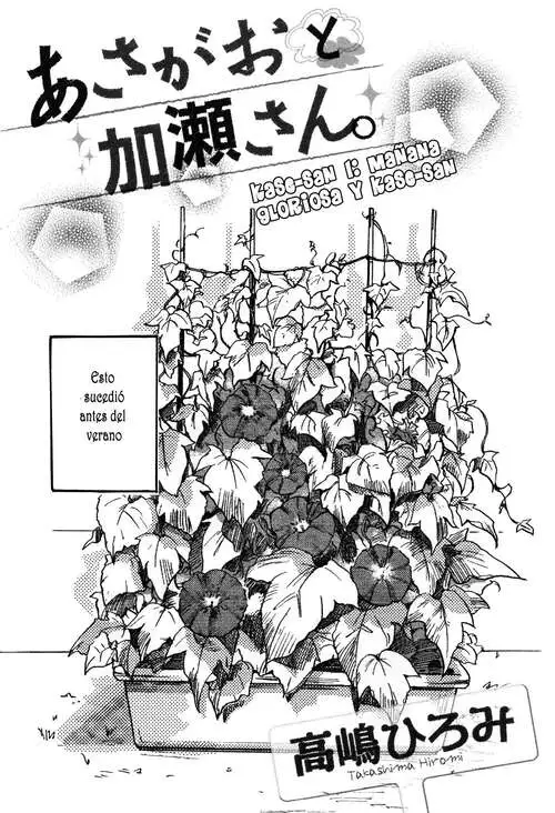 Descargar Asagao to Kase-san manga pdf en español por mega y mediafire